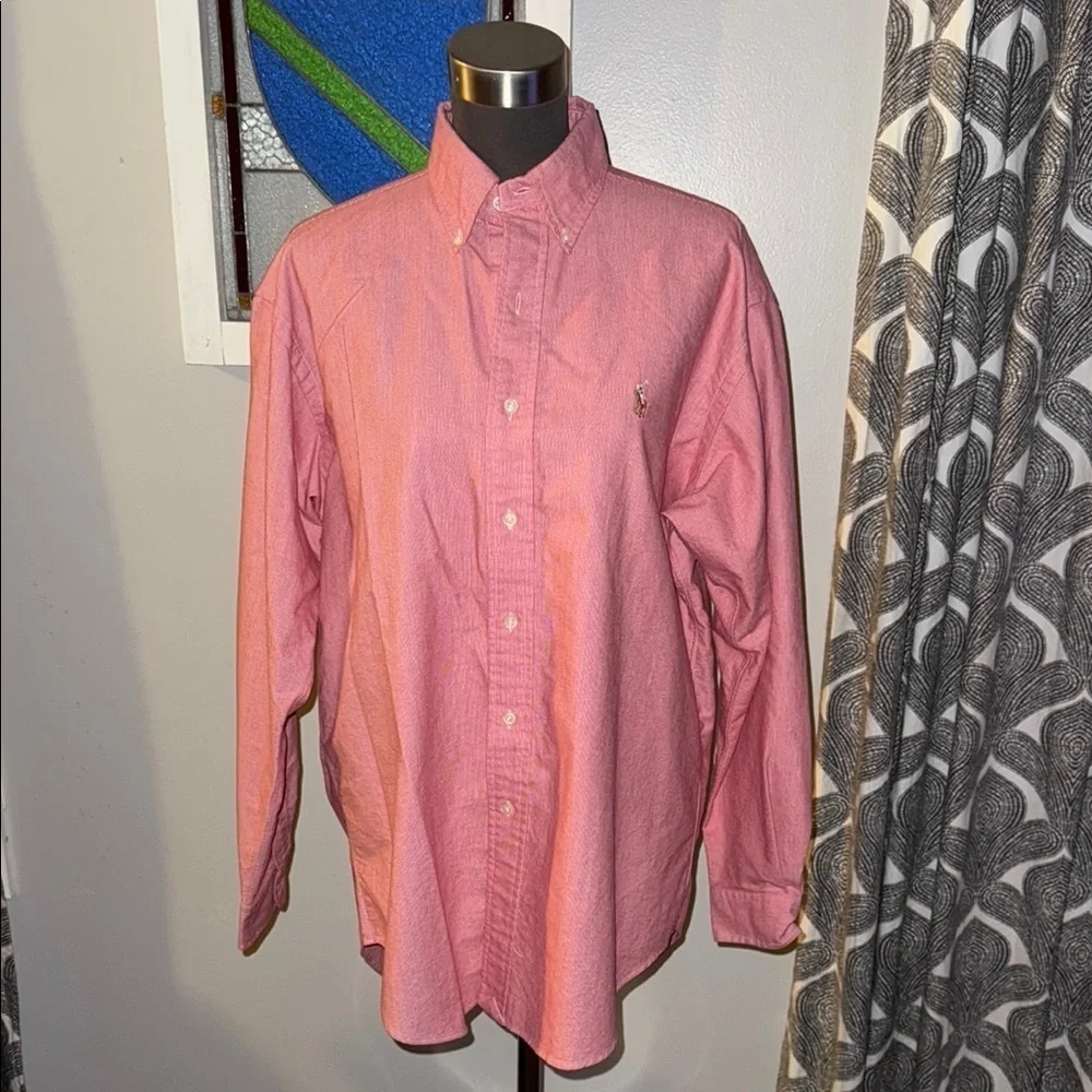 Polo Ralph Lauren 100% Cotton Button Down Shirt Medium
